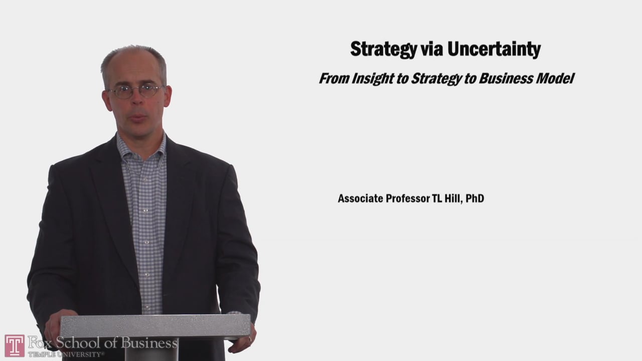 58134Strategy via Uncertainty From Insight to Strategy to Business Model