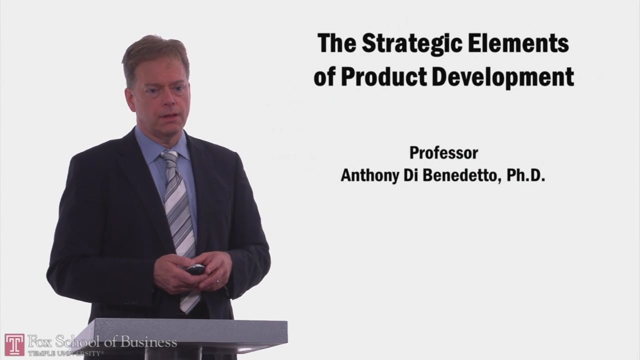 The Strategic Elements of Product Development