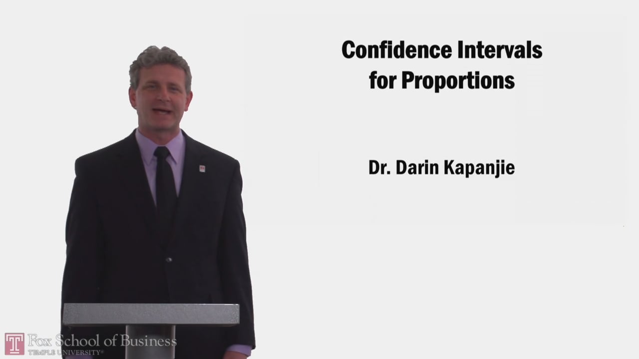 Confidence Intervals for Proportions