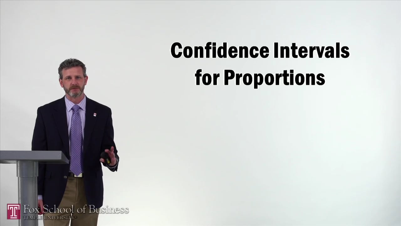 Confidence Intervals for Proportions
