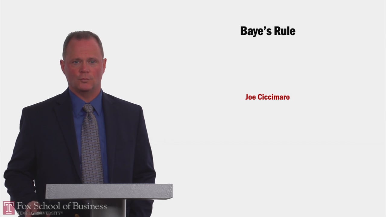 Baye’s Rule