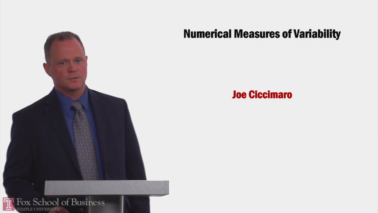 Numerical Measures of Variability