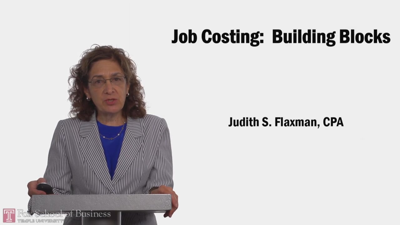 Job Costing Building Blocks