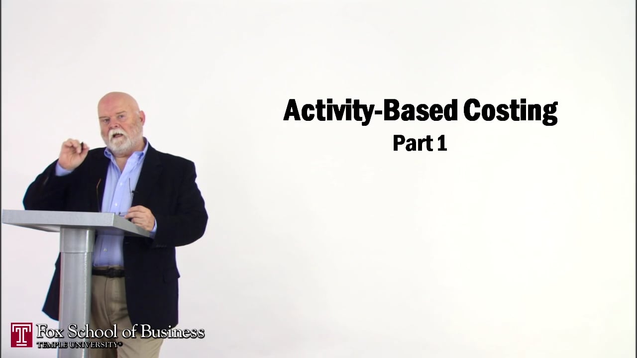 Activity-Based Costing I