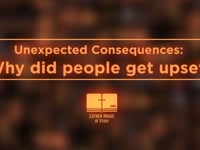 Why Did People Get Upset?