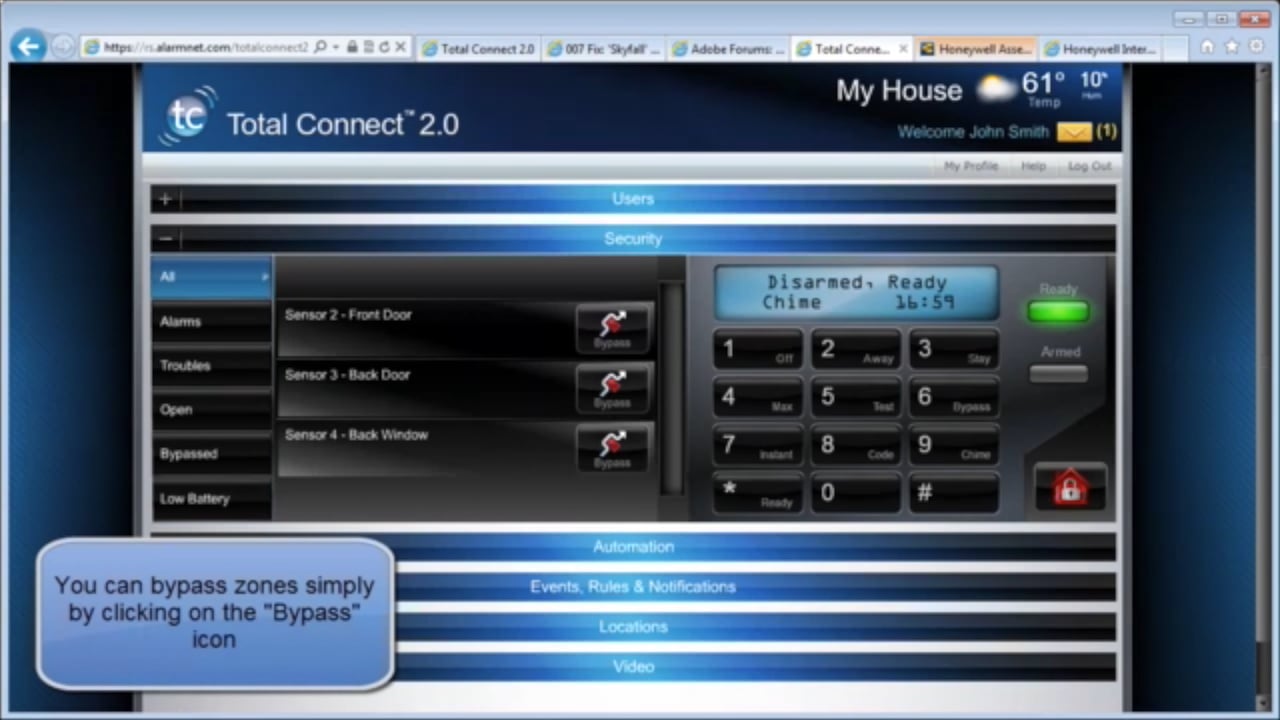 Setting User Codes