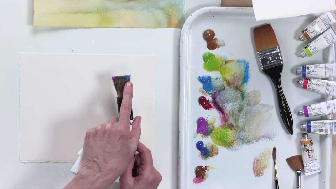 Negative Painting Techniques Watercolor Landscapes with Linda Kemp on Vimeo