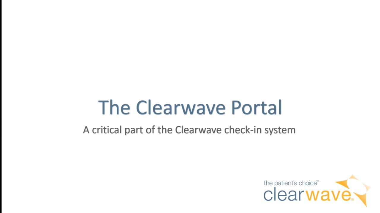 Clearwave Provider Portal Overview on Vimeo