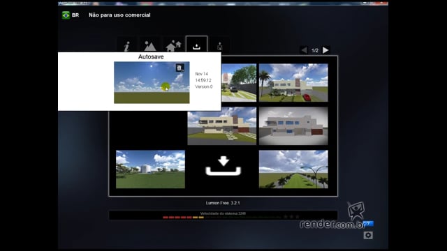M1A2 - Conhecendo a interface do Lumion
