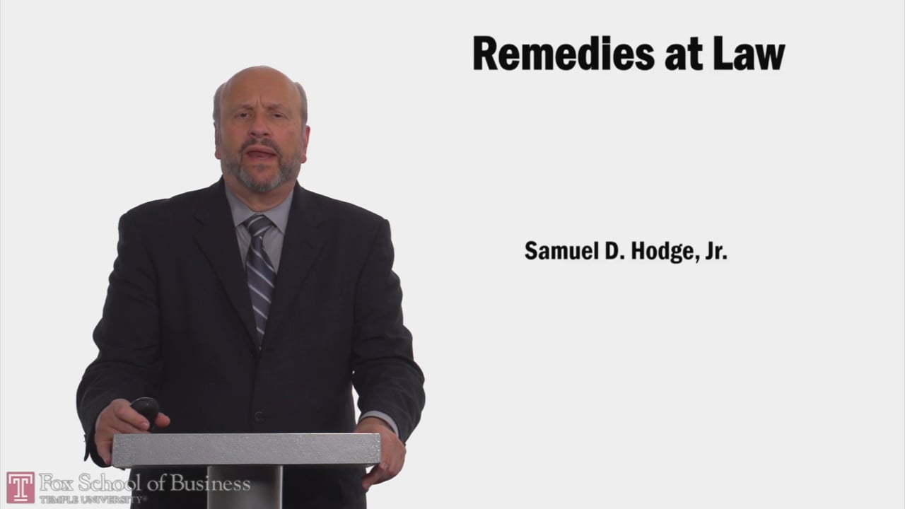 58145Remedies at Law