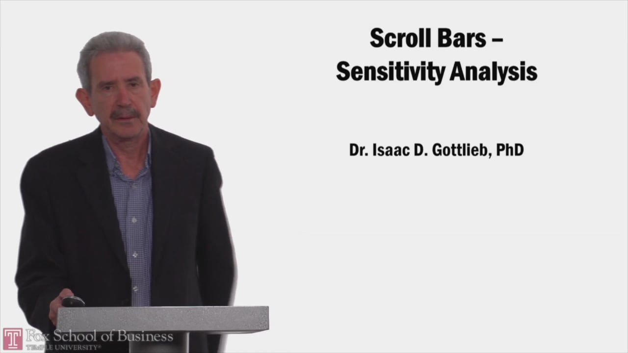 58127Scroll Bars – Sensitivity Analysis