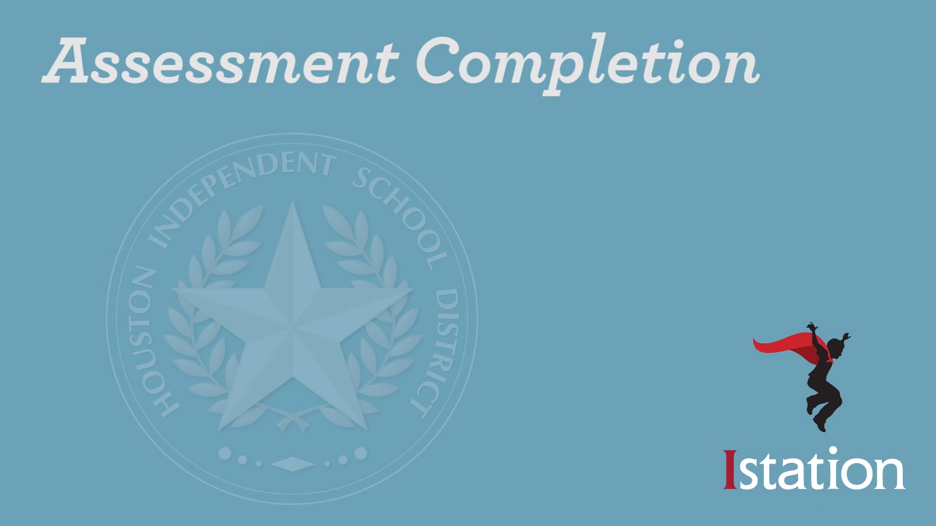 Istation | Assessment Completion on Vimeo