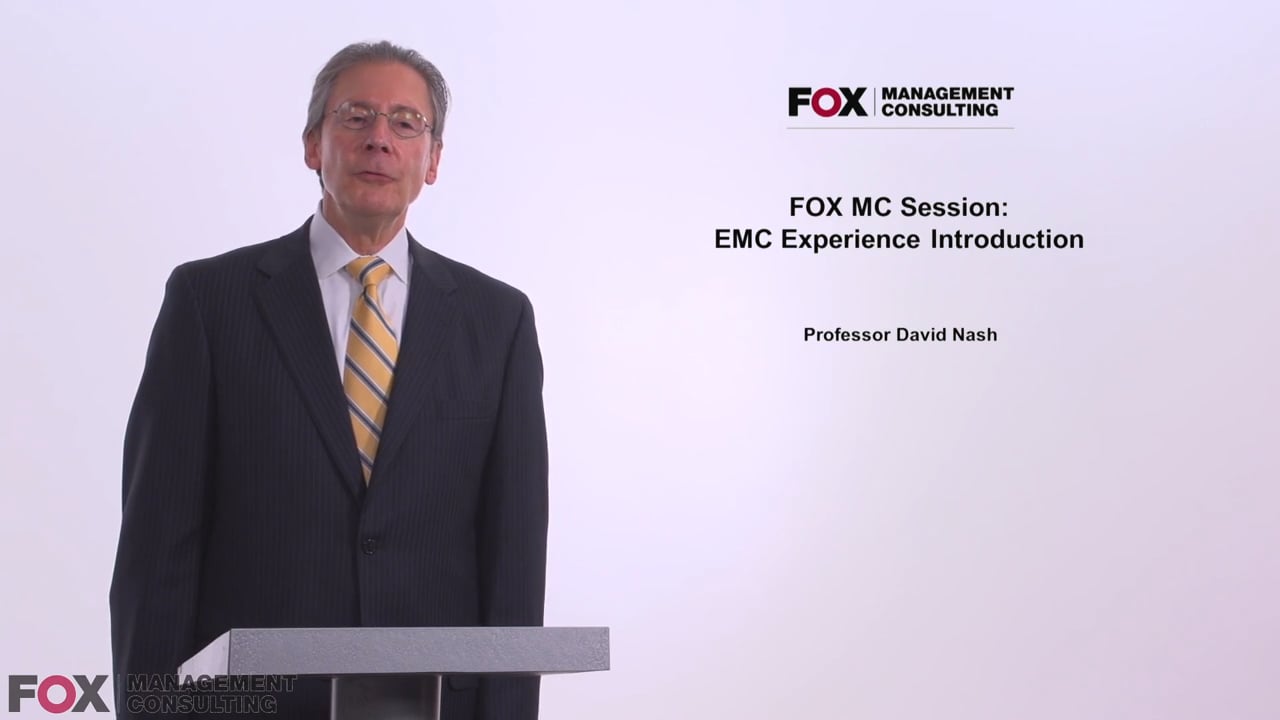 Fox MC Session: EMC Experience Introduction