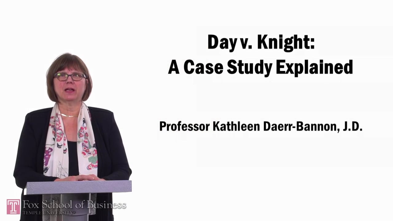 Login to view Day v. Knight A Case Study Explained