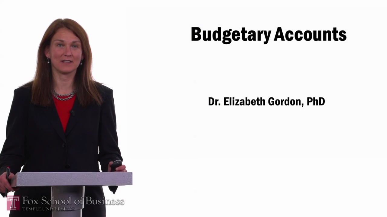 Budgetary Accounts