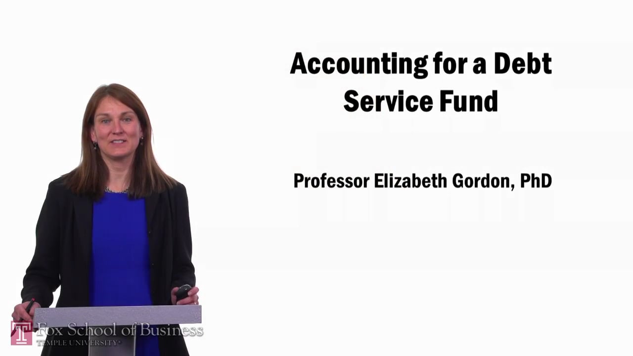 Accounting for a Debt Service Fund