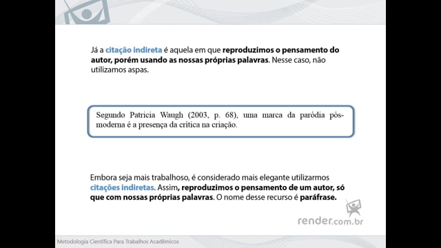 M6A3 - Como e Quando Fazer Citações Diretas e Indiretas