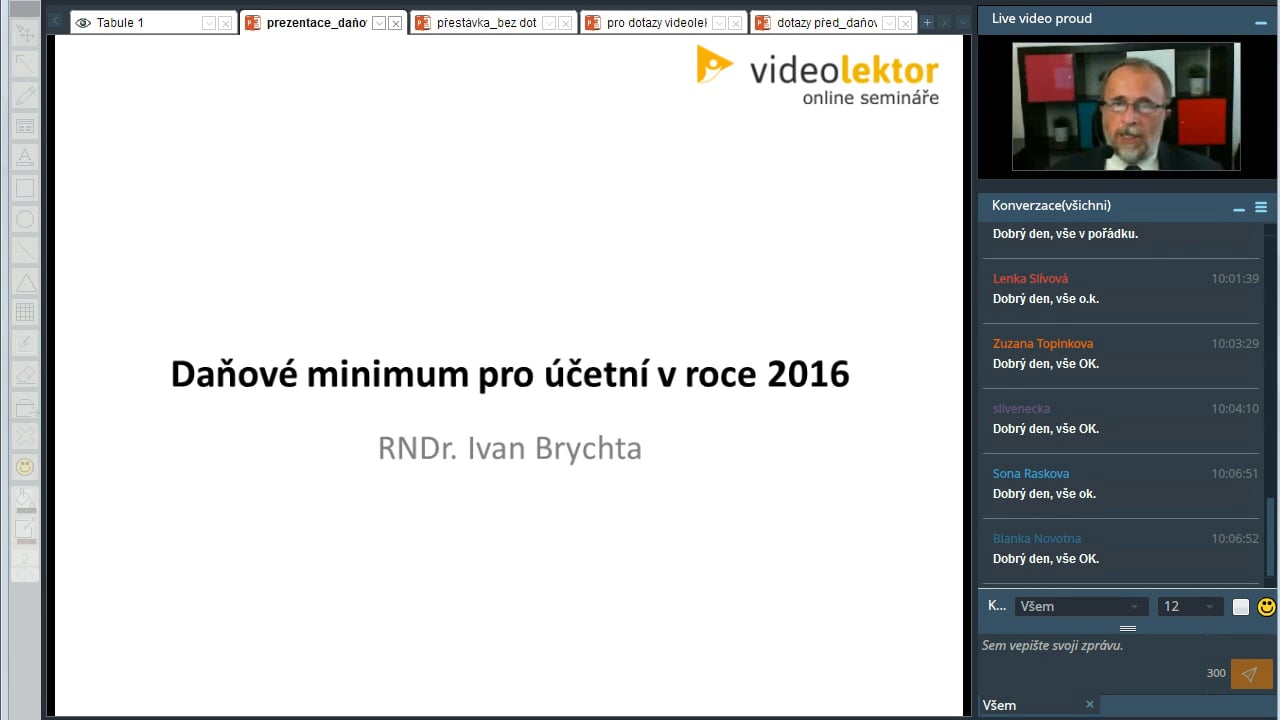 Daňové minimum pro účetní v roce 2016