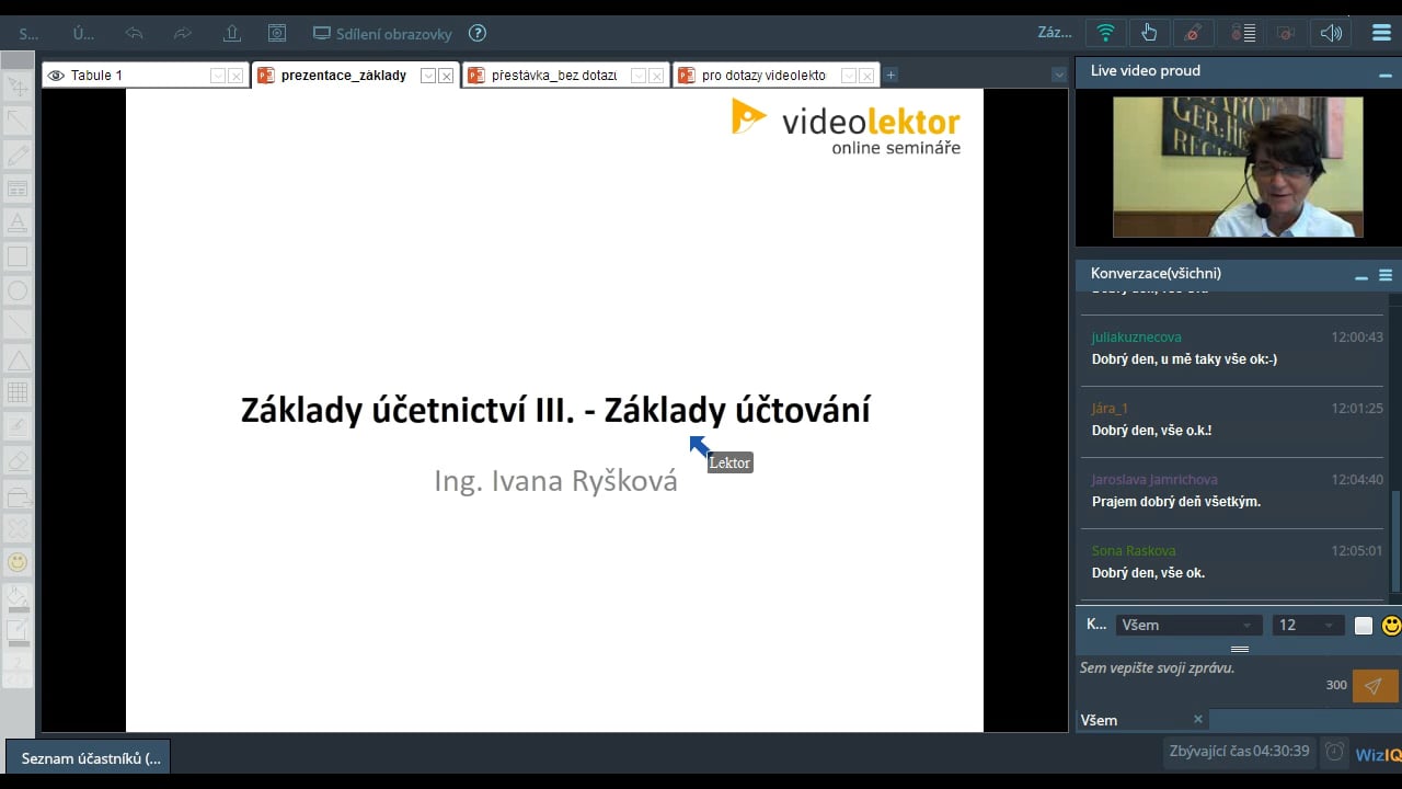 Základy účetnictví III. - Základy účtování