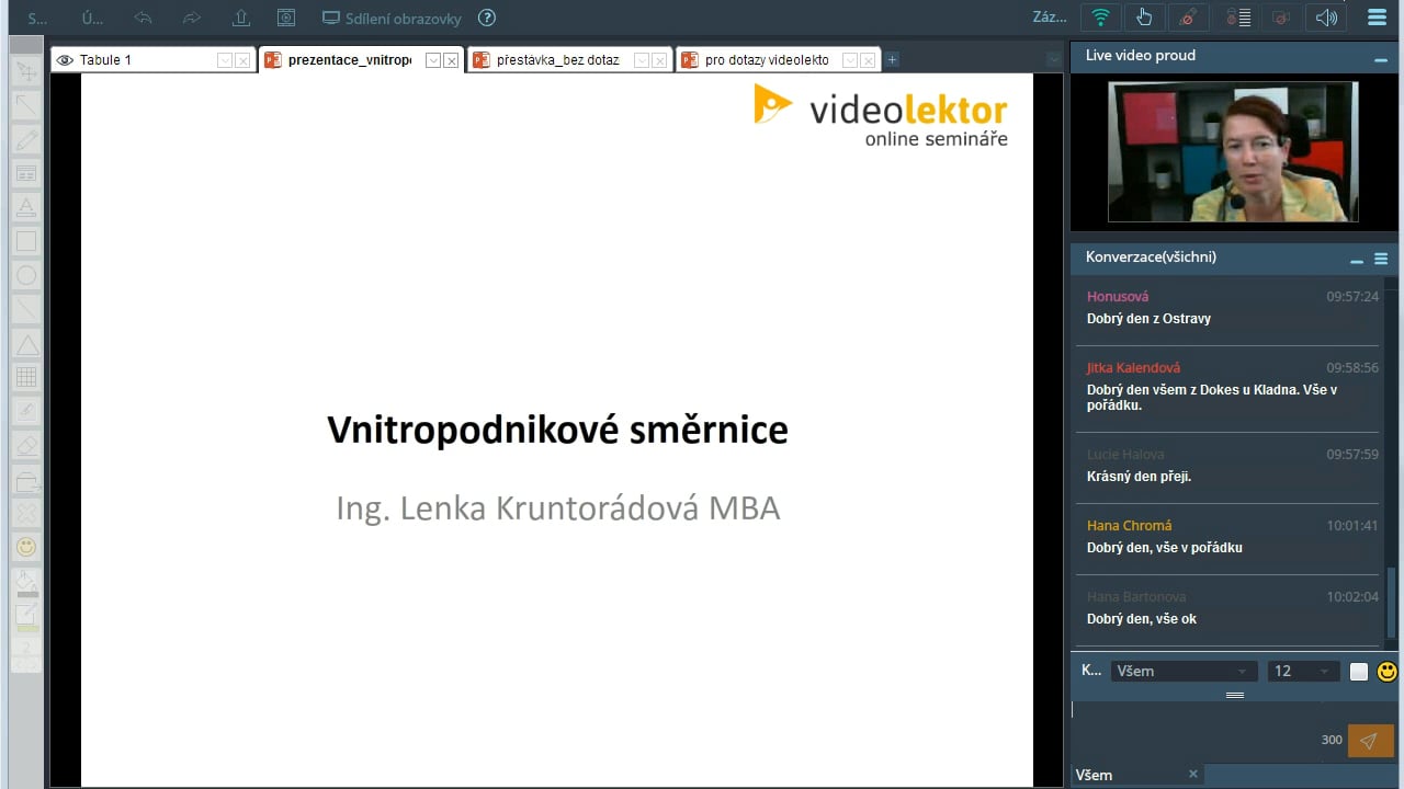 Vnitropodnikové směrnice