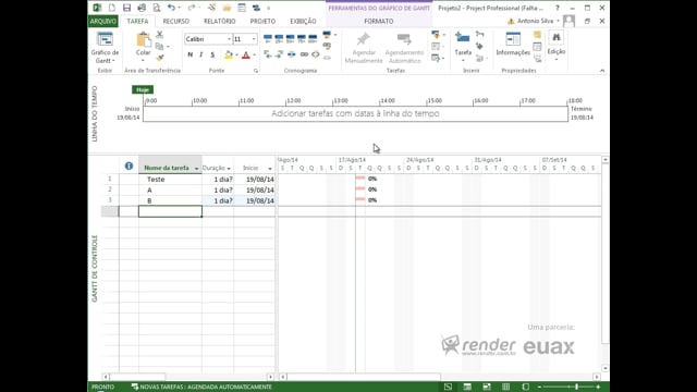 M1A2 - Ambiente do Microsoft Project