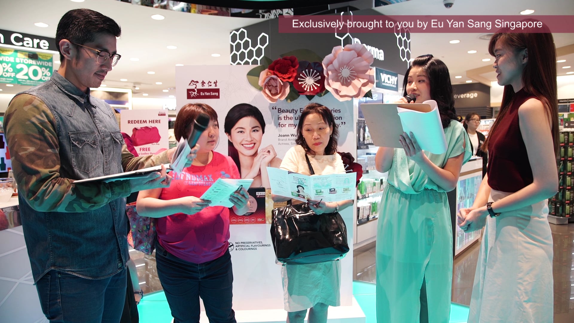 Eu Yan Sang Beauty Essence Series Watson Launch Takashimaya