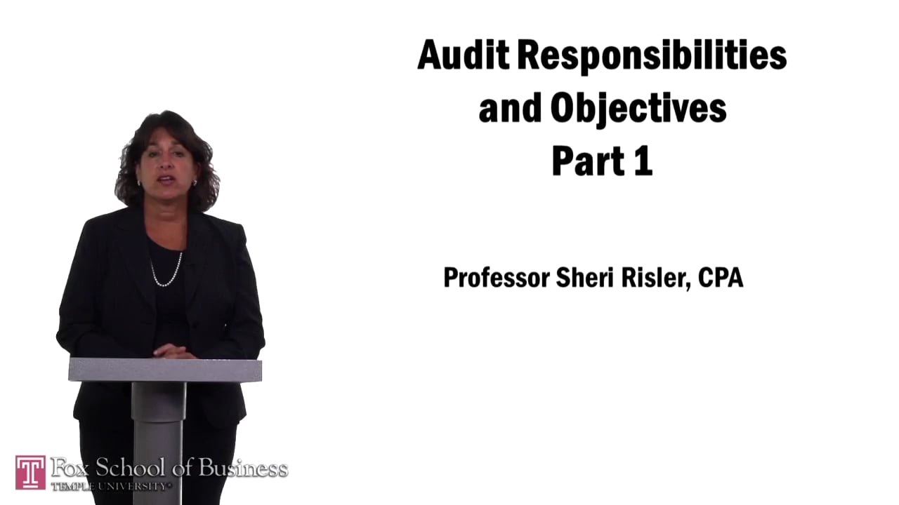 Audit Responsibilities   Objectives Part 1