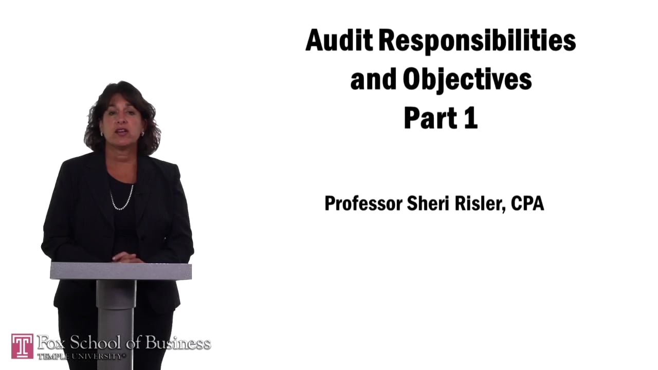 Login to view Audit Responsibilities   Objectives Part 1