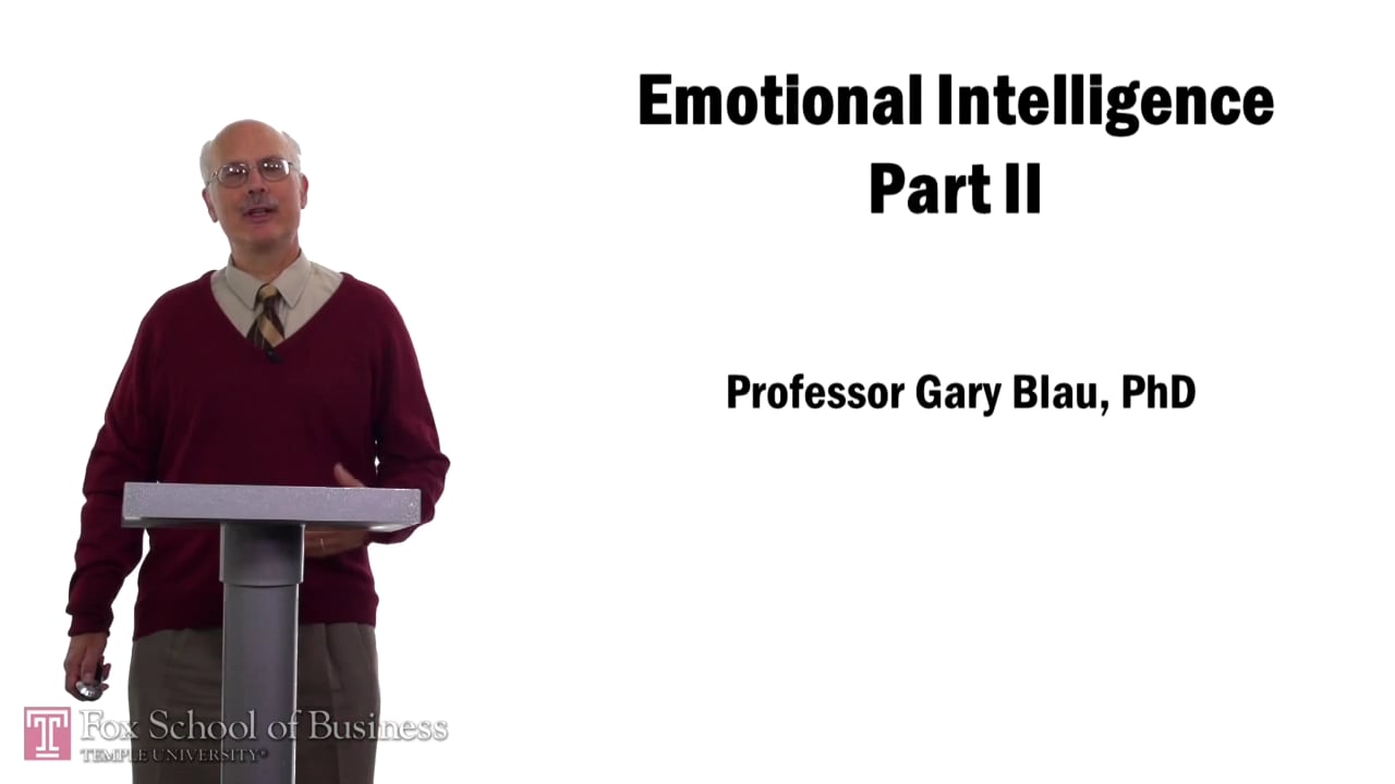 Emotional Intelligence II