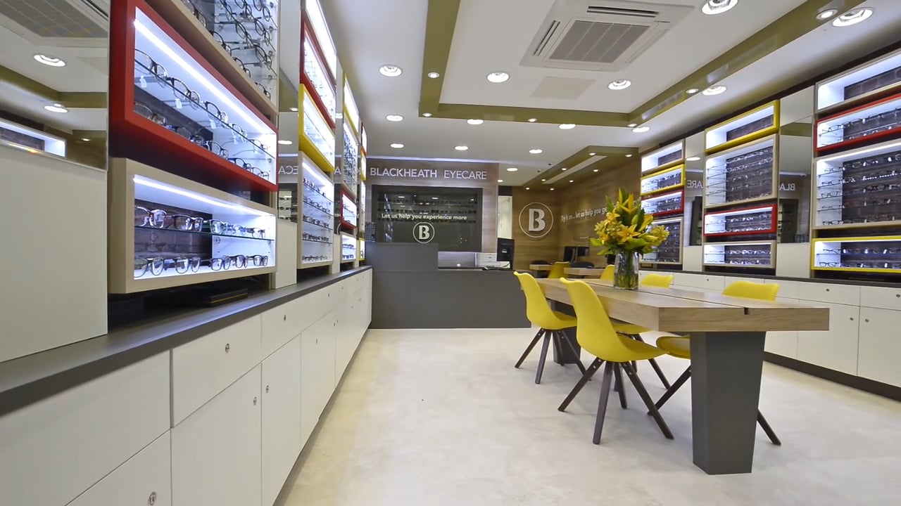Eyecare retail interior