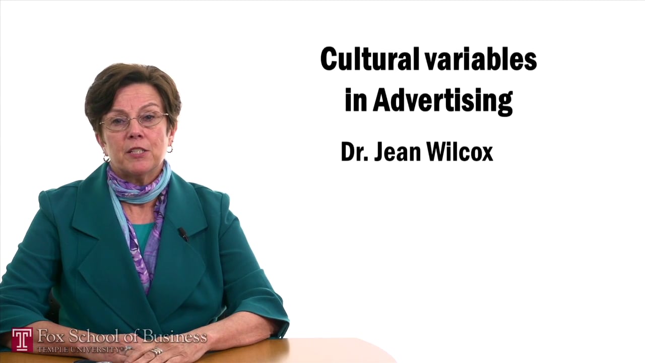 Cultural Variables in Advertising