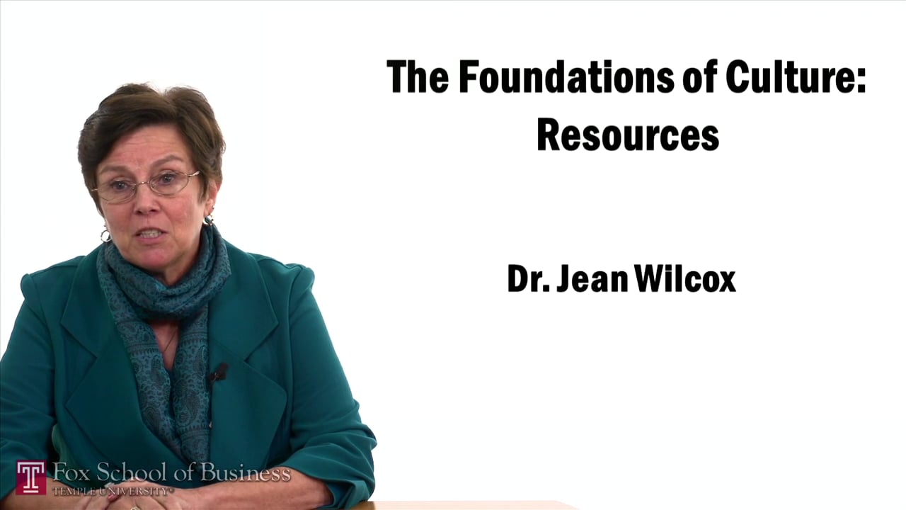 The Foundations of Culture – Resources