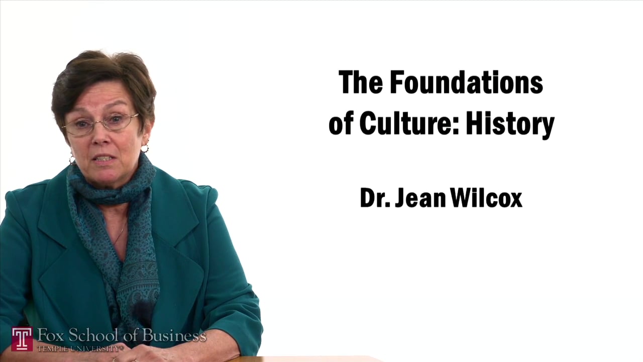 The Foundations of Culture – History