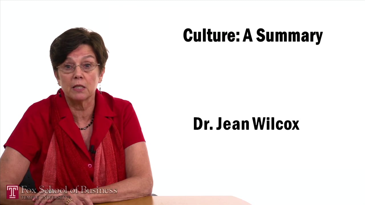 Culture – A Summary
