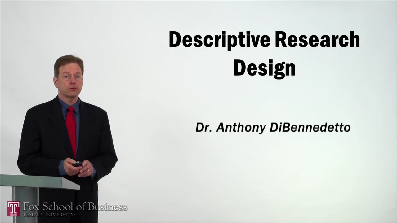 Descriptive Research Design