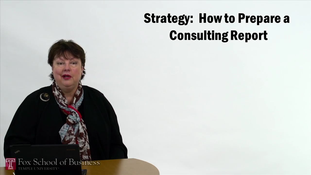 Strategy – How to Prepare Consulting Report