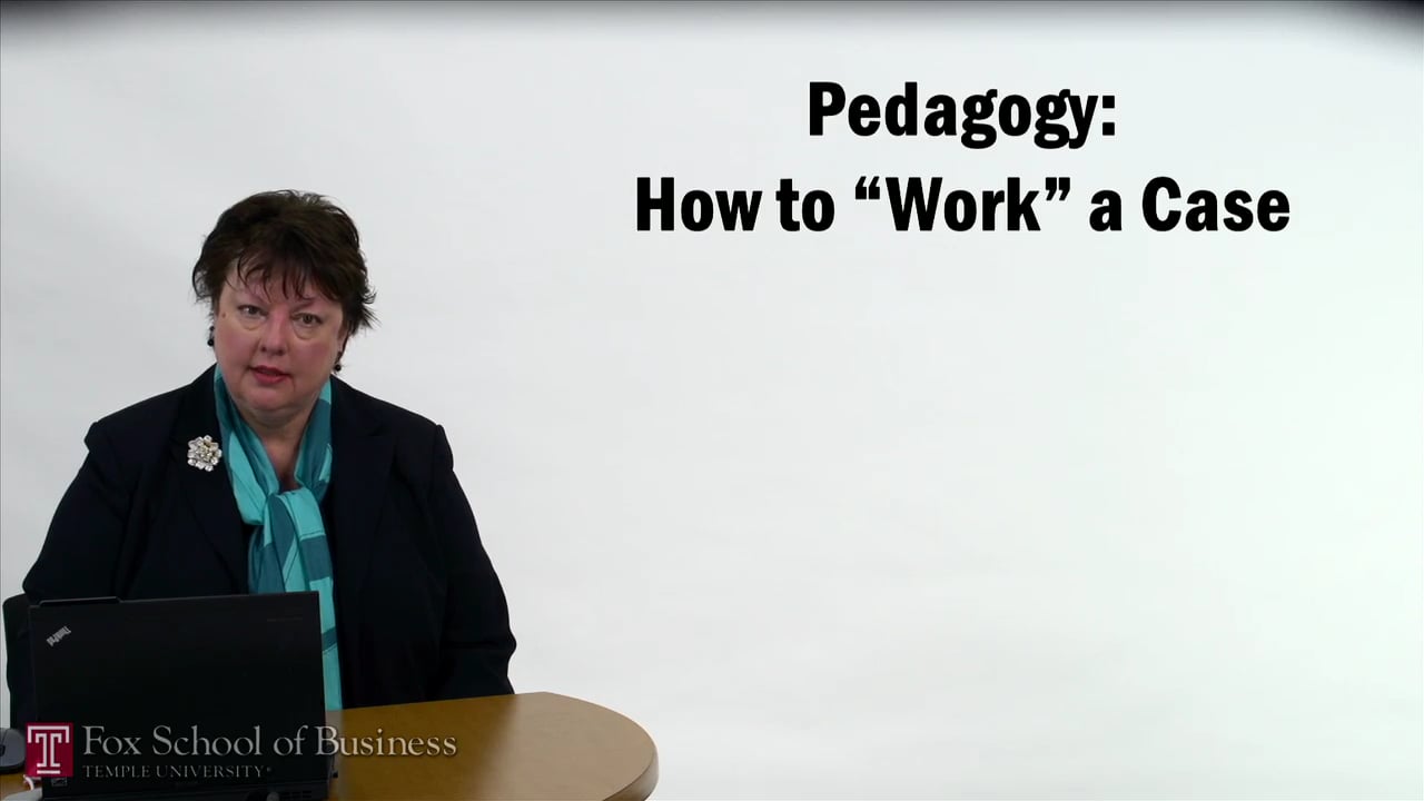 Login to view Pedagogy – How to Work a Case