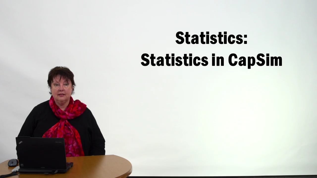 Statistics – Statistics in CapSim
