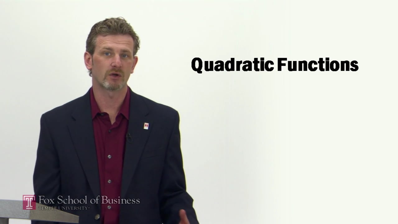 Quadratic Functions