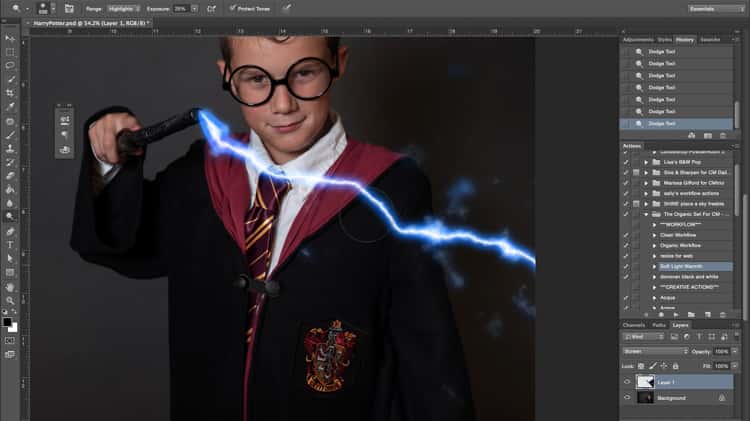 Some Harry Potter Photoshop Magic on Vimeo