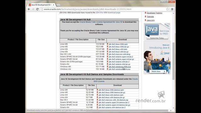 M1A2 - Instalando Java "Development Kit" e Java "Runtime Environment"