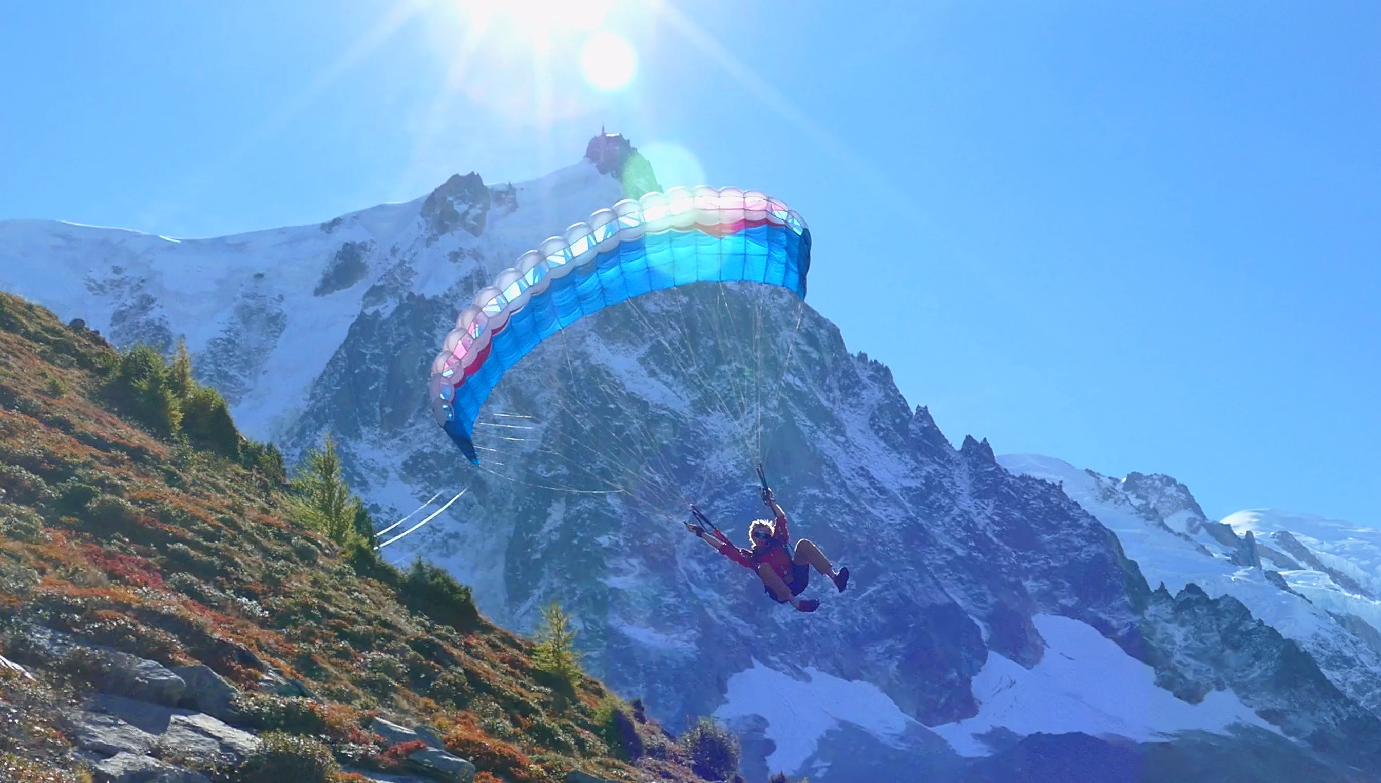 Полет на параплане. Speedfly Крым. Paragliding Chamonix France. Эмблемы Speedflying.