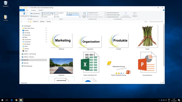 Windows Explorer - Layout