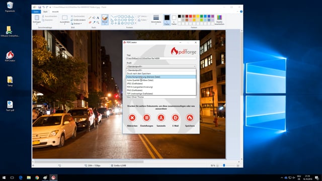 PDF Dokumente erstellen