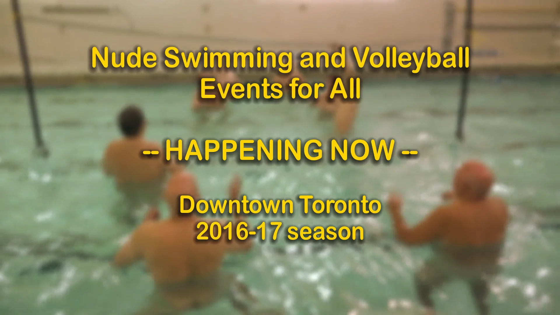 Nude Swimming for All - Toronto, Canada  