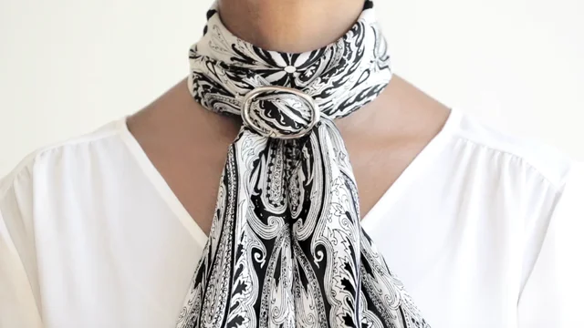 How To: Tie A Square Silk Scarf 5 Ways - ABOUT How To: Tie A Square Silk  Scarf 5 Ways — SHOP How To: Tie A Square Silk Scarf 5 Ways 5
