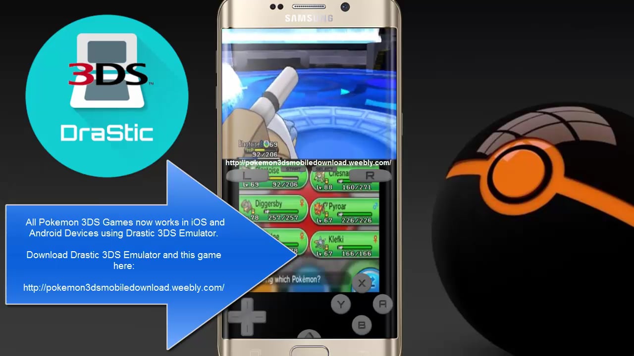 How to run Pokémon Y in Android Device using Drastic 3DS Emulator +  Download Links