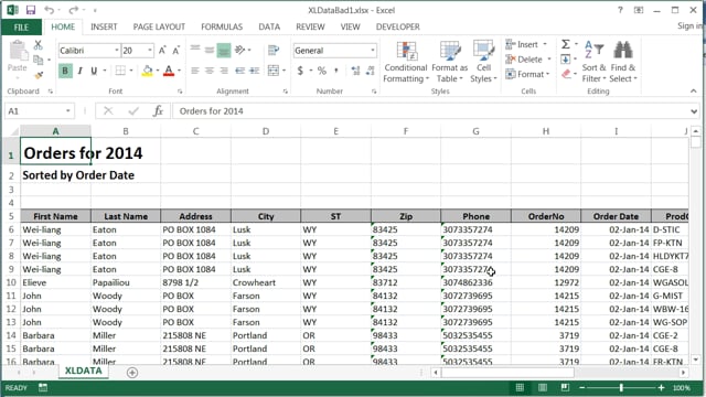 Microsoft Excel To Microsoft Access Course