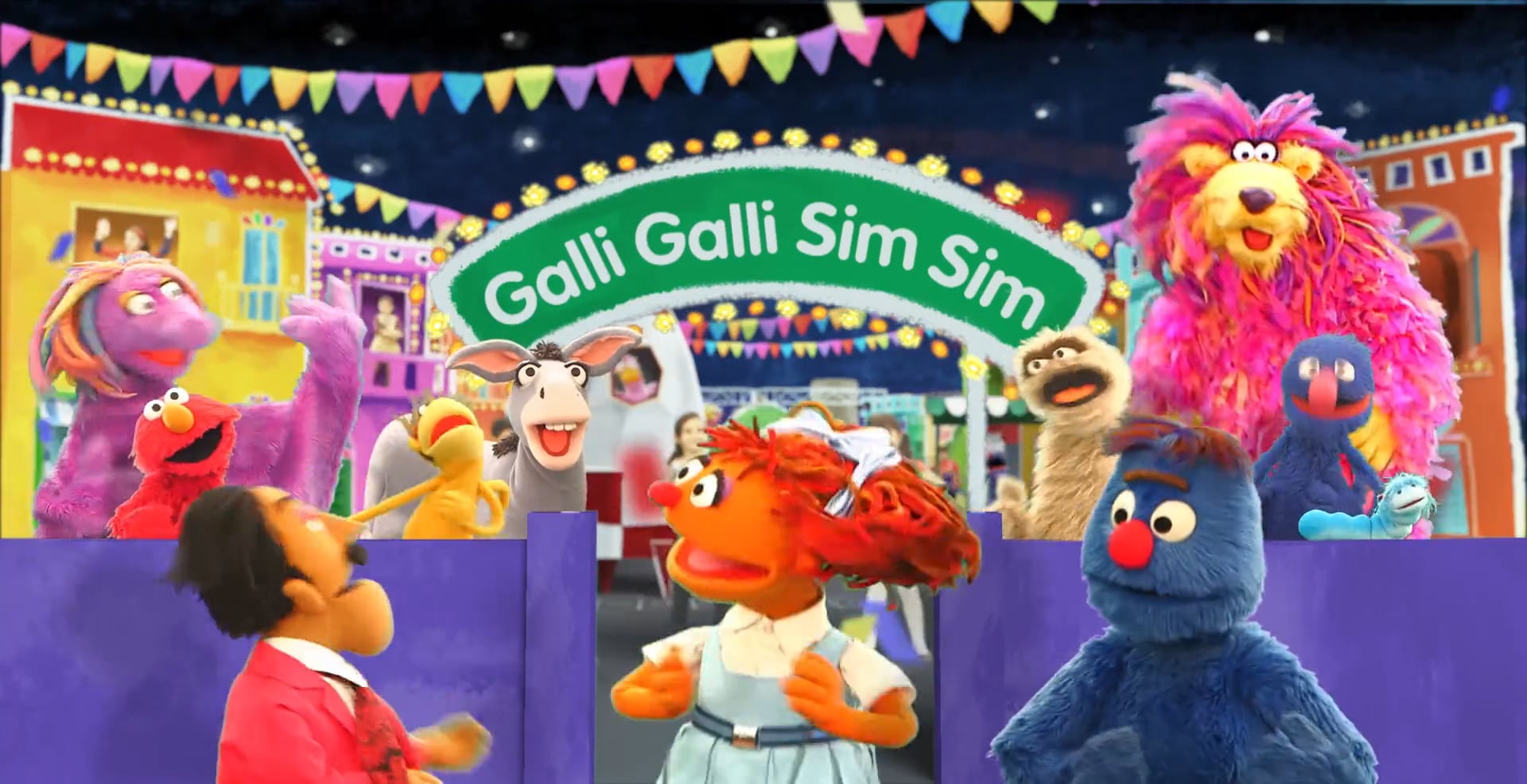 Gali Gali Sim Sim Title Sequence - Sesame Street