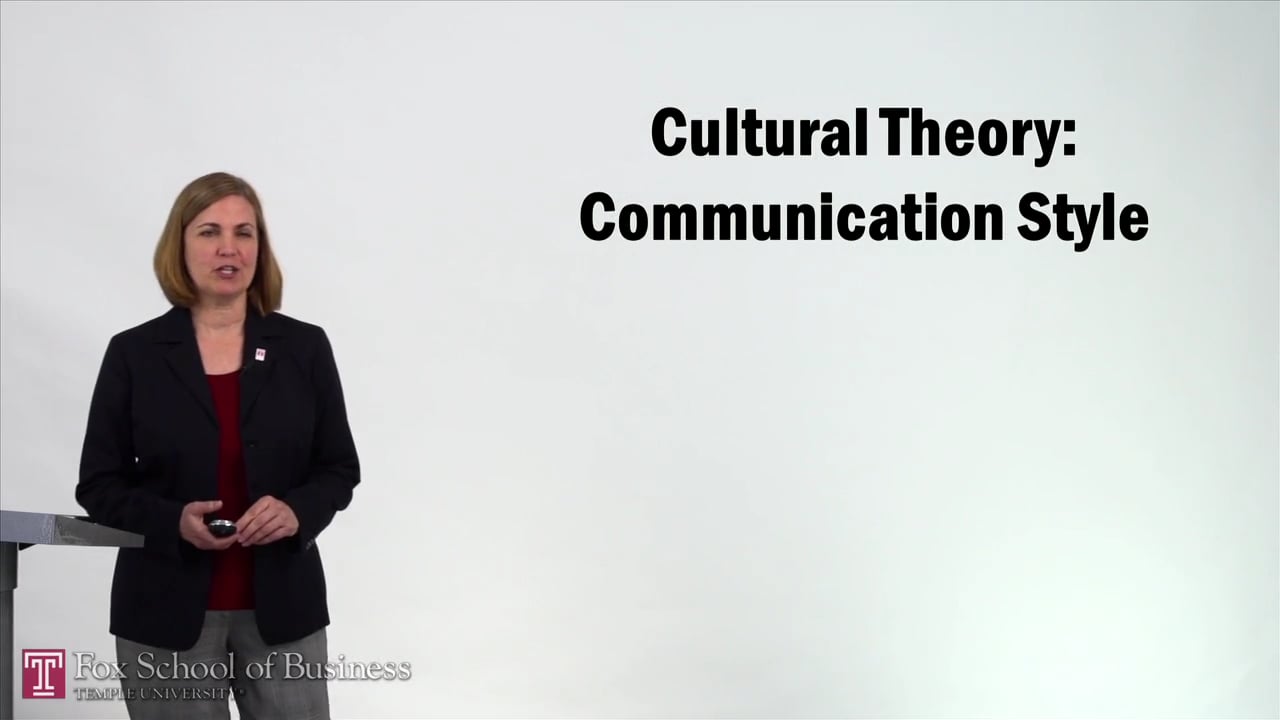 Cultural Theory – Communication Style